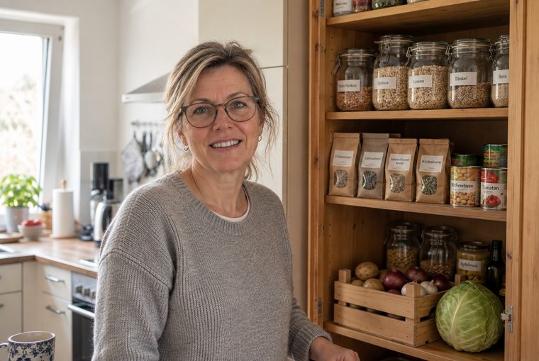 Sabine Lehmann in ihrer Küche